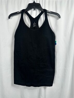 Attraco Women's Black Racerback Athletic Tank Top XL